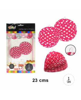 ESFERA POLKA FUXIA/240