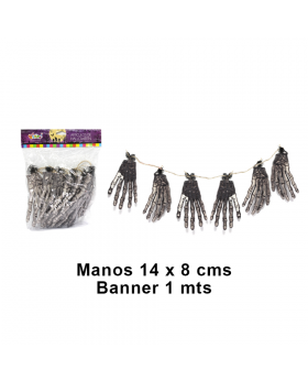 BANNER MANOS TERROR/60
