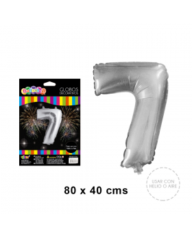 SILVER GLOBO METAL N 7/600