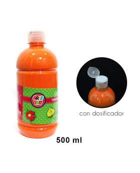 TEMPERA NARANJA 500ML/24