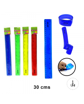 REGLA FLEXIBLE 30CM LISA/600