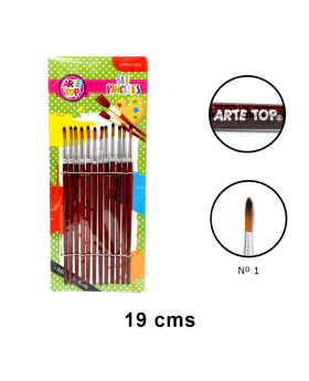 SET PINCEL ESPATULADO 1 X12UN/240