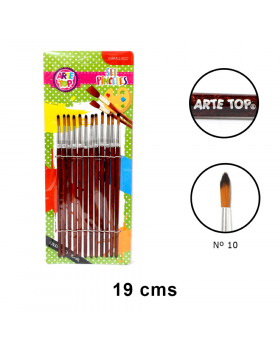 SET PINCEL ESPATULADO 10 X12UN/240