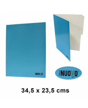 CARPETA PIGMENTADA NUOVO CELESTE OFICIO/500