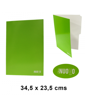 CARPETA PIGMENTADA NUOVO PISTACHO OFICIO/500