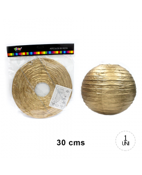 LAMPARA DE PAPEL ROSE GOLD /240