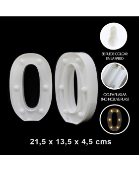 LETRA O LED/60
