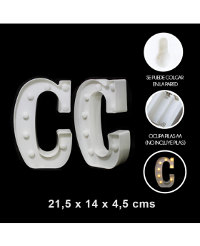 LETRA C LED/60