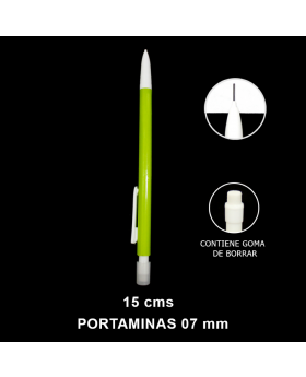 PORTAMINAS 0,7MM PISTACHO SET100U /20
