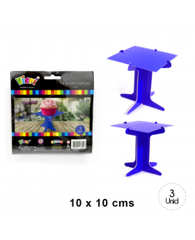 SET PORTA CUPCAKE AZUL/288