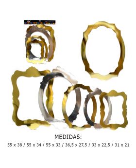 KIT 6PCS MARCO SELFI GOLD/60