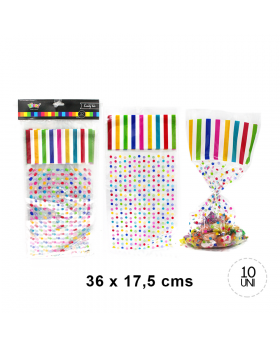 BOLSA POLKA PUNTOS SET10U /200