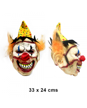 MASCARA PAYASO SOMBRERO X 1/24