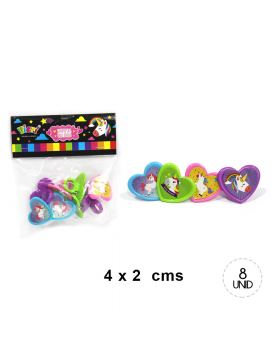 ANILLO CORAZON UNICORNIO X8/ 240