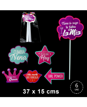 PHOTOPROPS CARRETE DISEÑO 5 37x15CM SET6U /240