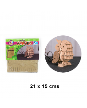 PUZLE ARMABLE 3D BUHO /100