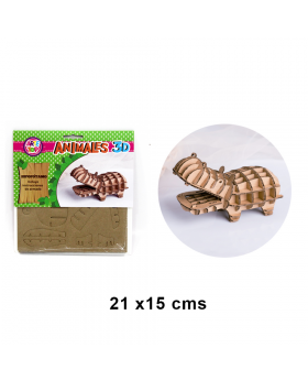 PUZLE ARMABLE 3D HIPOPOTAMO /100