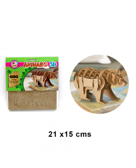 PUZLE ARMABLE 3D OSO /100