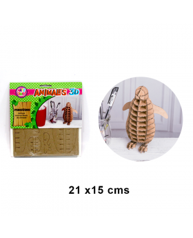 PUZLE ARMABLE 3D PINGUINO /100