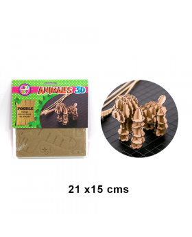 PUZLE ARMABLE 3D POODLE /100