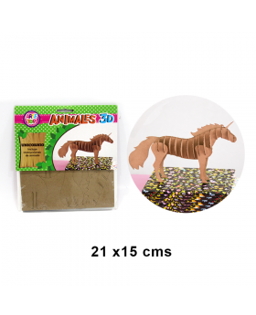 PUZLE ARMABLE 3D UNICORNIO /100