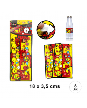 ADH. ETI. BOTELLA VIDRIO 200ML SMILE/612