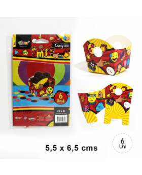 ST 6UN CAJA CHICA ABIERTA DULCES SMILE /192