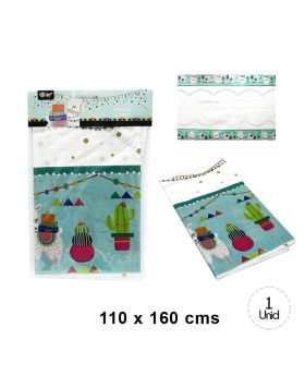 MANTEL COTILLON LLAMA 160x110CM /100