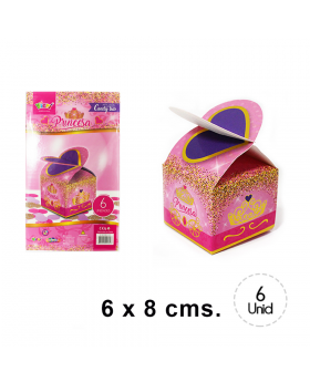 CAJA CORAZON PRINCESA GOLDEN/240