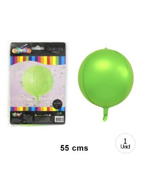 GLOBOS HELIO FOIL VERDE/200