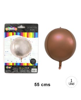 GLOBOS HELIO FOIL CAFÉ CLARO/200