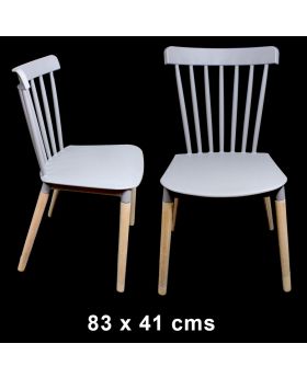 SILLA COLOR GRIS/6