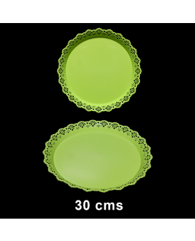 BANDEJA REDONDA CANDY PISTACHO/120