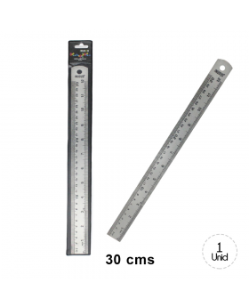REGLA METALICA 30CM NUOVO/360
