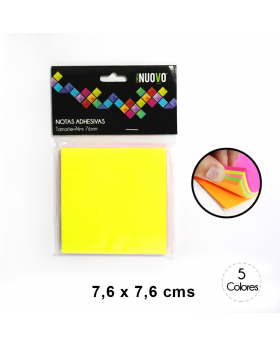NOTAS ADHESIVAS 76x76MM NUOVO /480