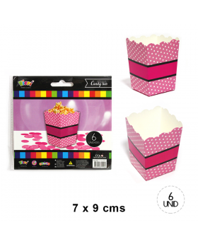 CAJA CABRITAS POLKA MINNIE SET6U /120