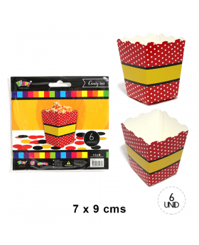 CAJA CABRITAS POLKA NIÑO SET6U /120