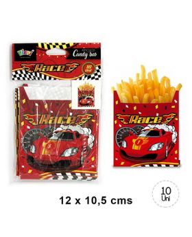 BOLSA PAPEL CUADRO AUTO RACE/360