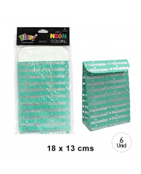 BOLSA PAPEL NEON HOLOGRAFICA CALIPSO/240