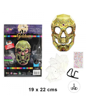 MASCARA CALAVERA NEGRA /200