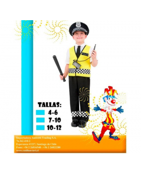 DISFRAZ POLICIA PEQUEÑO/12