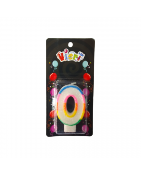 VELA GLITTER NUMERO 9 /360