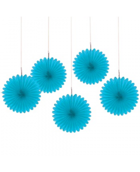 SET 5 ABANICOS 15CM CALYPSO /240