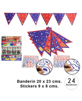 BANNER TRIANGULAR STICKER PATRIAS GUACHACA 18/72