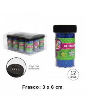 SET GLITTER AZUL/48