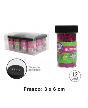SET GLITTER FUXIA/48