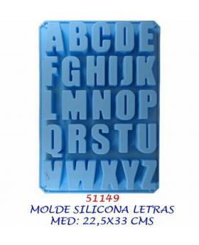 MOLDE SILICONA LETRAS /60