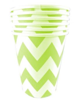 ST VASOS CHEVRON PISTACHO/100
