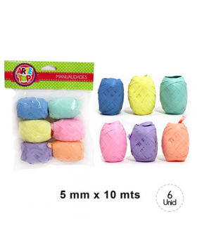 SET CINTA CUERDA PASTEL/300