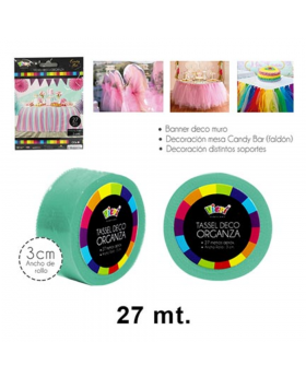 TASSEL ORGANZA 3CM CALIPSO /240